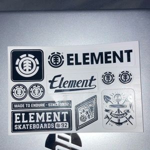 element skate assorted stickers set